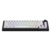 Hator skyfall sans fil, clavier de jeu (noir, disposition américaine, hator aurum sterling, 65 %, RVB, ABS double injection, échange à chaud, Bluetooth USB-C 2,4 GHz) - afbeelding 3
