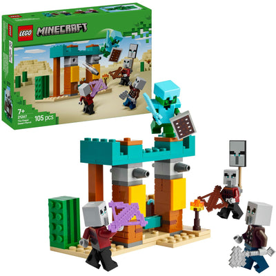 LEGO LEGO Minecraft 21267 Les Illagers dans le désert