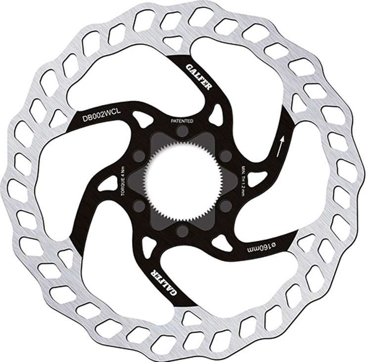 Disque à disque fixe Galfer bike wave® pour vtt