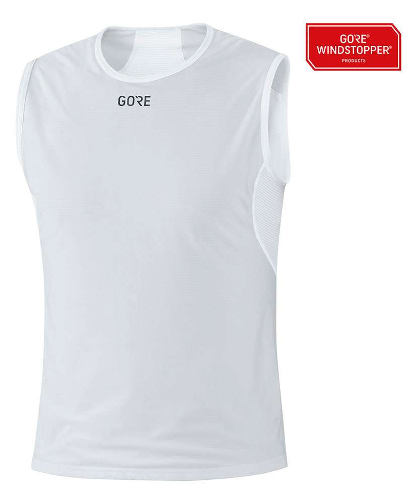 Gorewear m gore® windstopper® chemise de base - maillot de corps sans manches