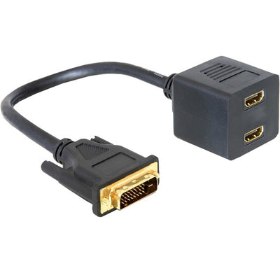 Adaptateur Dellock DVI 25 2x HDMI