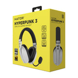 Hator hyperpunk 3 casque de jeu sans fil (blanc, 2,4 GHz Bluetooth 5.4 USB-C) - afbeelding 9