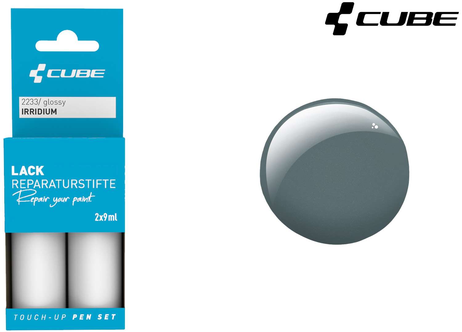 Coffret stylos de retouche Cube iridium