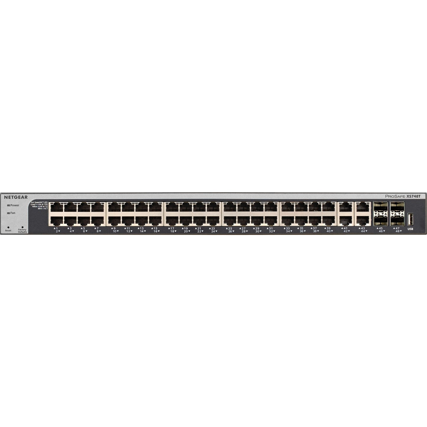 Commutateur Netgear prosafe xs748t