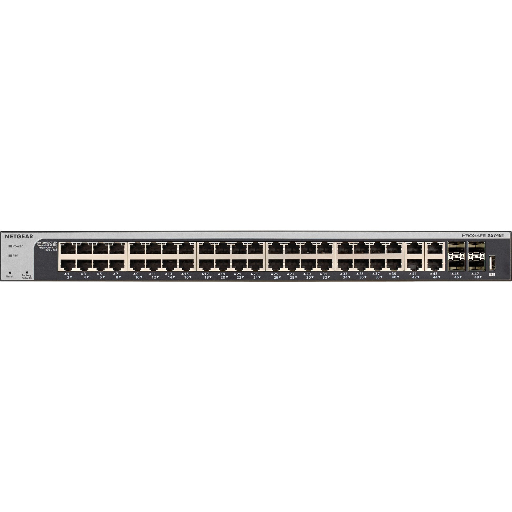 Commutateur Netgear prosafe xs748t