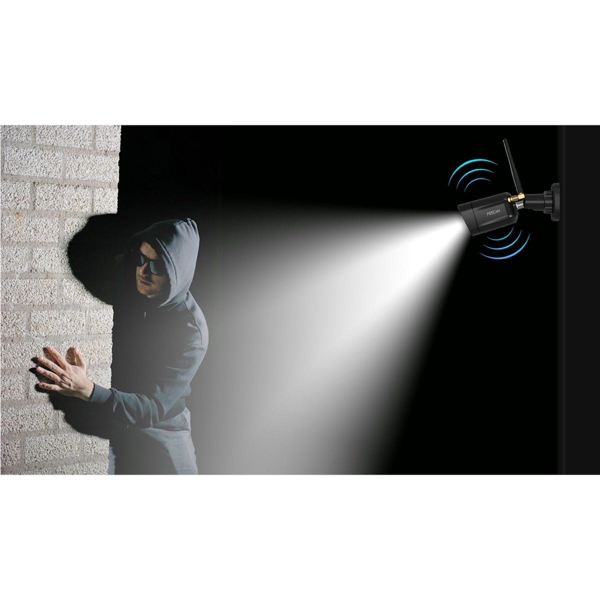 Foscam V8P, 4K 8MP Caméra de sécurité WiFi à double bande