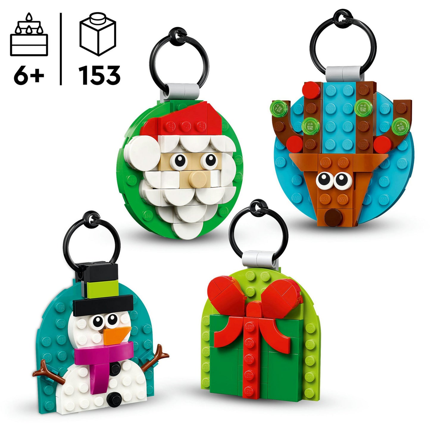 Lego 40744 saisons de jolies décorations de Noël | 2 pièces