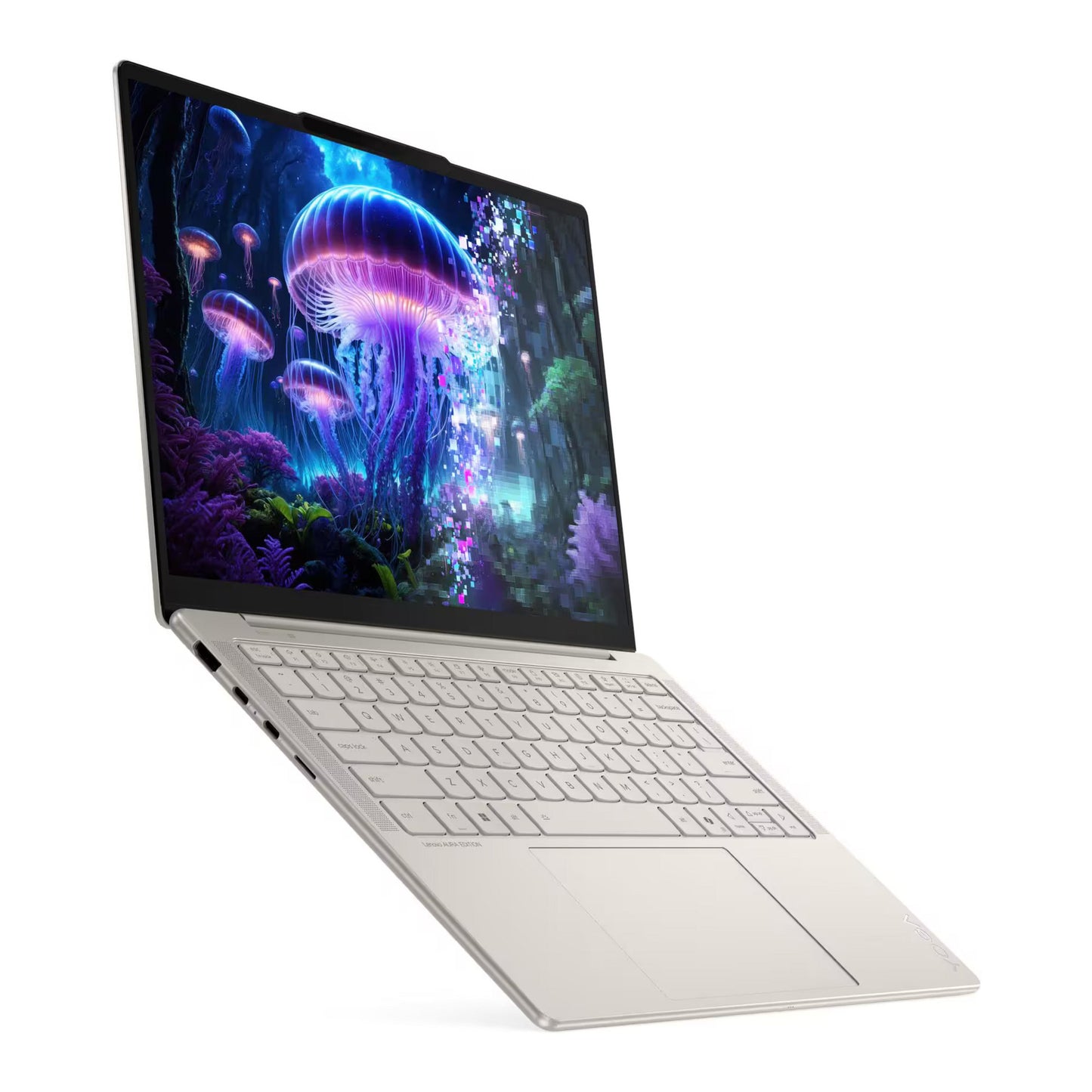 Lenovo yoga slim 7 14ill10 (83jx00f7mh) aura edition 14 copilot+ ordinateur portable (blanc brillant | core ultra 5 226v | graphiques intel arc 130v | 16 Go | SSD 512 Go)