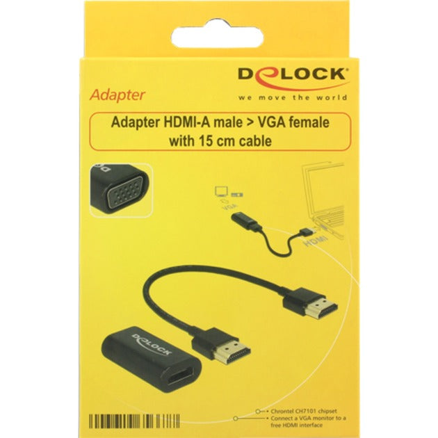 Dellock hdmi a (femelle)> vga (femelle)