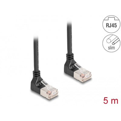 Dellock RJ45 Network Cable Cat.6A S FTP SLIM 90 ° vers le haut