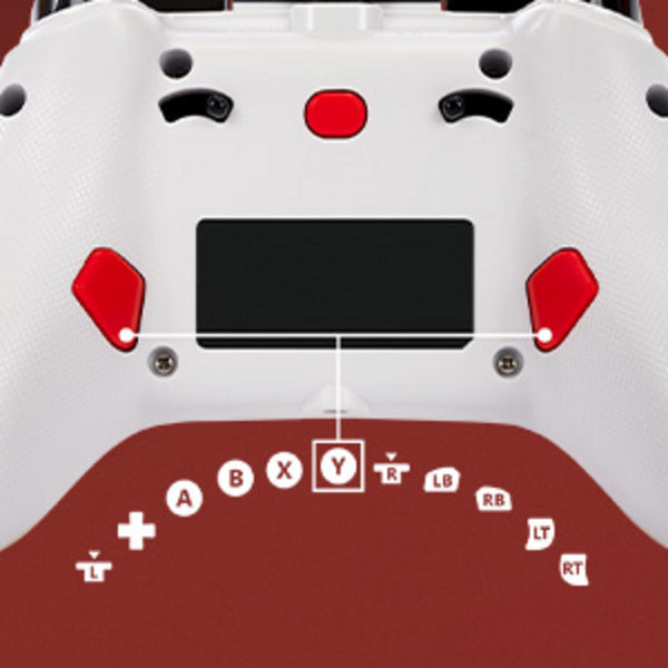 Manette Powera Advantage avec câble pour Xbox Series X|s - Warrior's Nirvana (Magnolia White, Xbox Series X|s, Xbox One, PC)