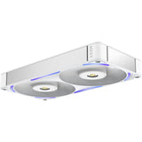 Ventilateurs de boîtier Nzxt f240x rgb (blanc, 2 pièces, 240 x 120 x 30 mm, pwm) - afbeelding 7