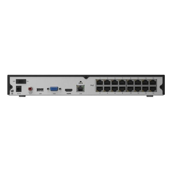 Reolink rp-pn16-nhd, enregistreur vidéo réseau poe nvr 16 canaux (noir)