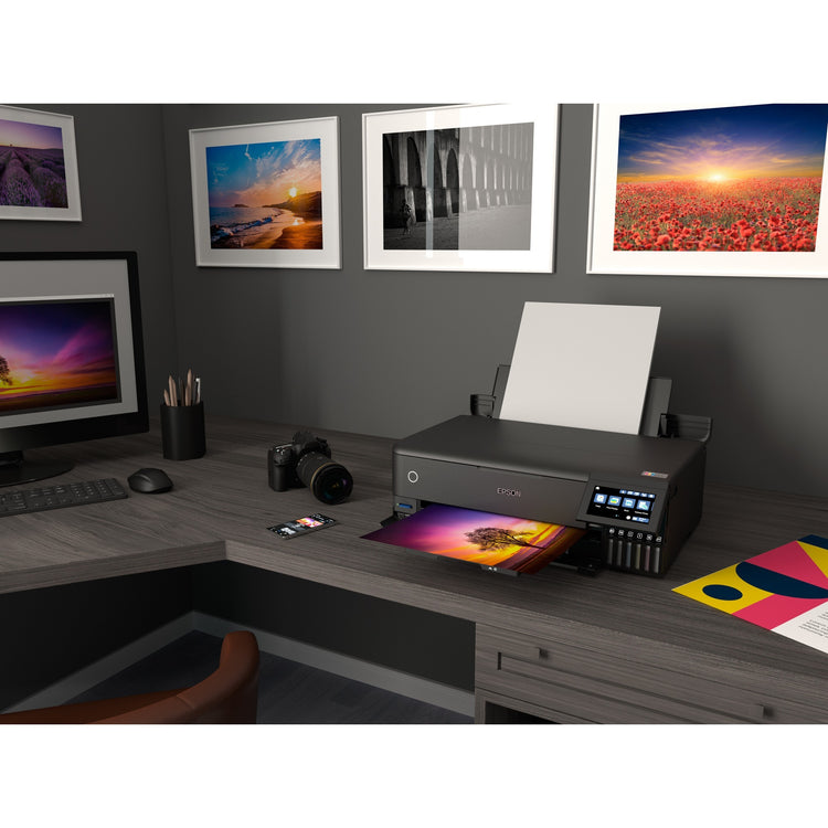 Imprimante jet d'encre tout-en-un Epson ecotank et-8550 (noir, USB, WLAN, numérisation, copie)