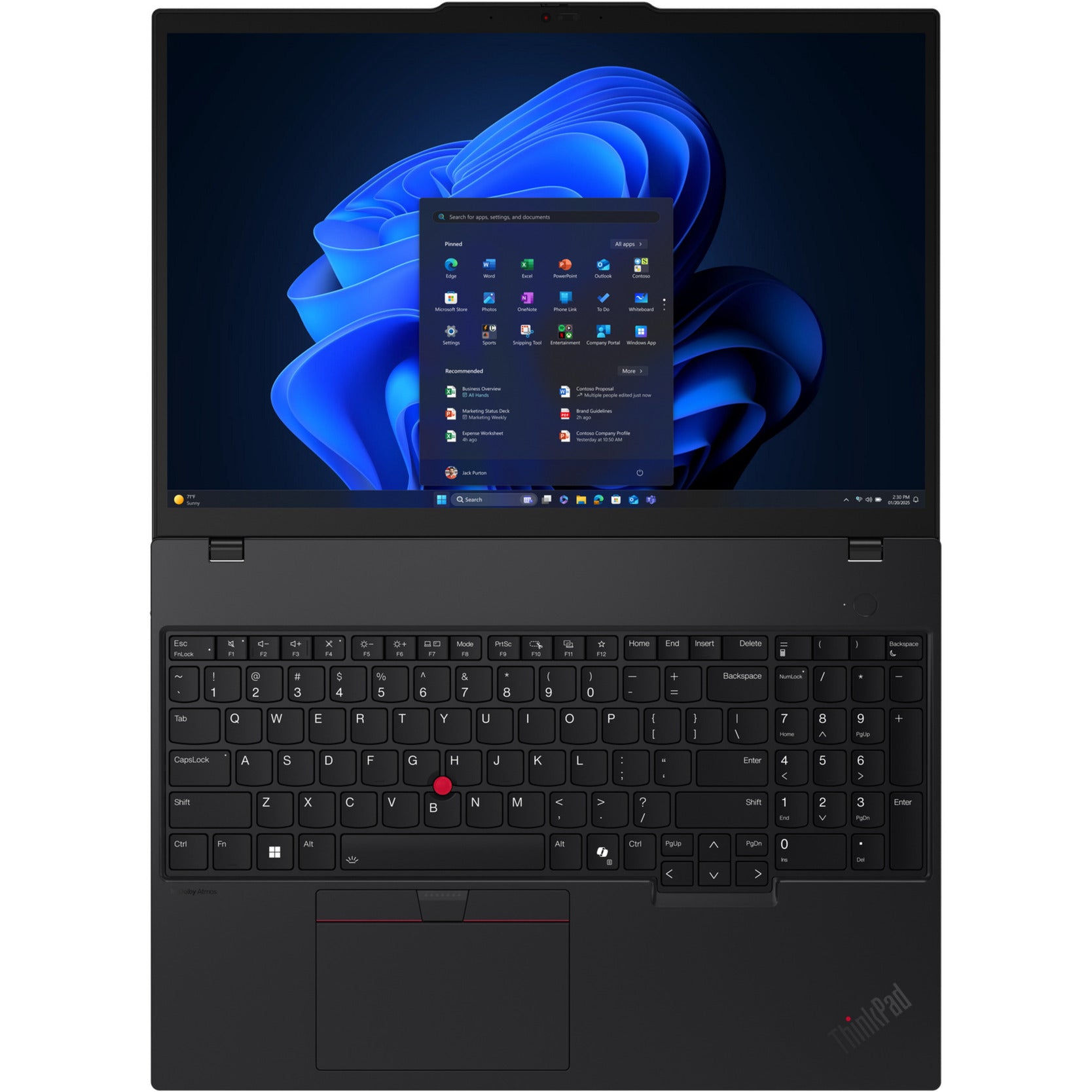 Ordinateur portable Lenovo thinkpad t16 gen 4 (21qe005bmh) 16 (noir | core ultra 5 225u | graphiques intel | 16 go | SSD 512 go)