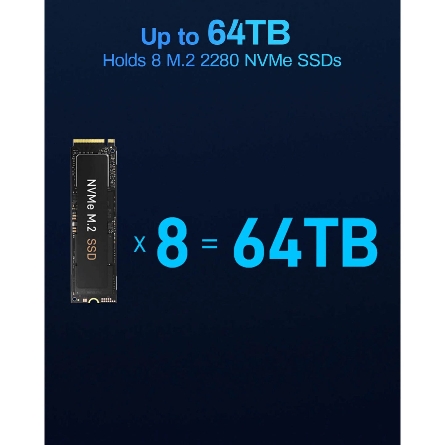Terramaster f8 SSD plus NAS (noir, 1x 10GBE, HDMI, USB)