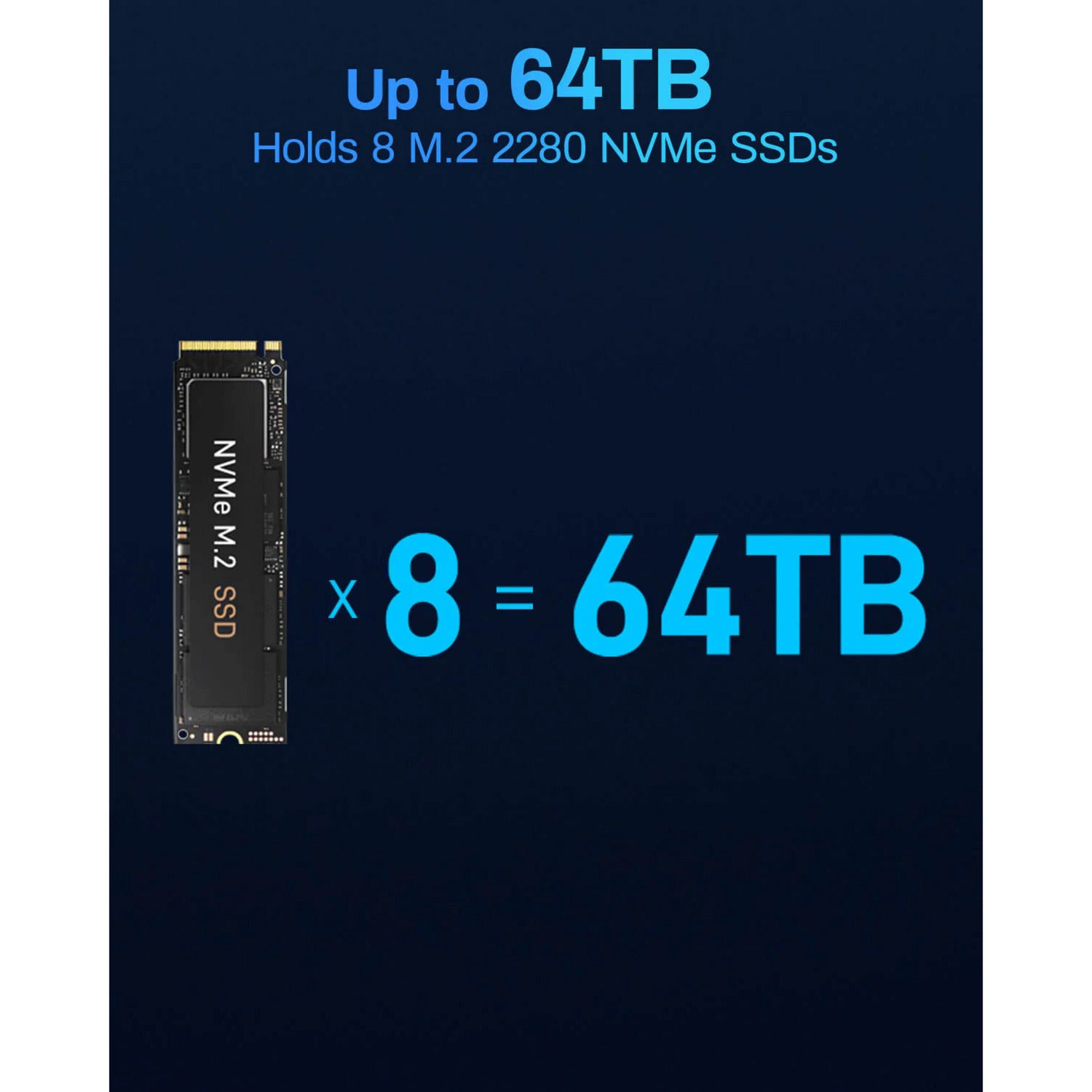 Terramaster f8 SSD plus NAS (noir, 1x 10GBE, HDMI, USB)