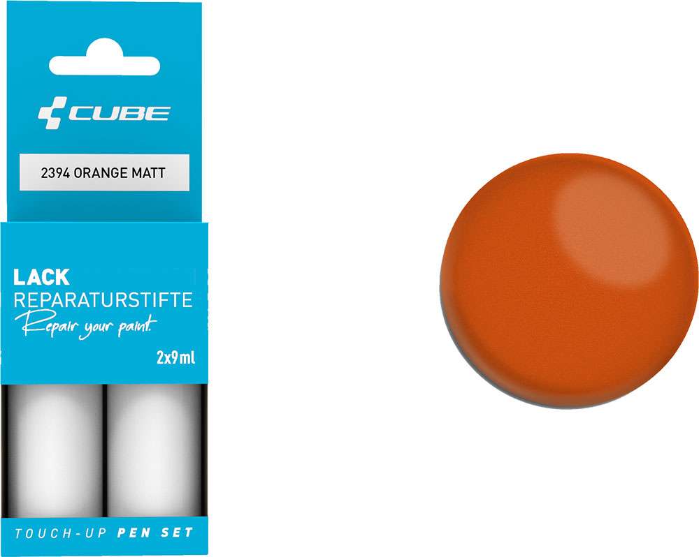 Set de stylos de retouche Cube orange mat