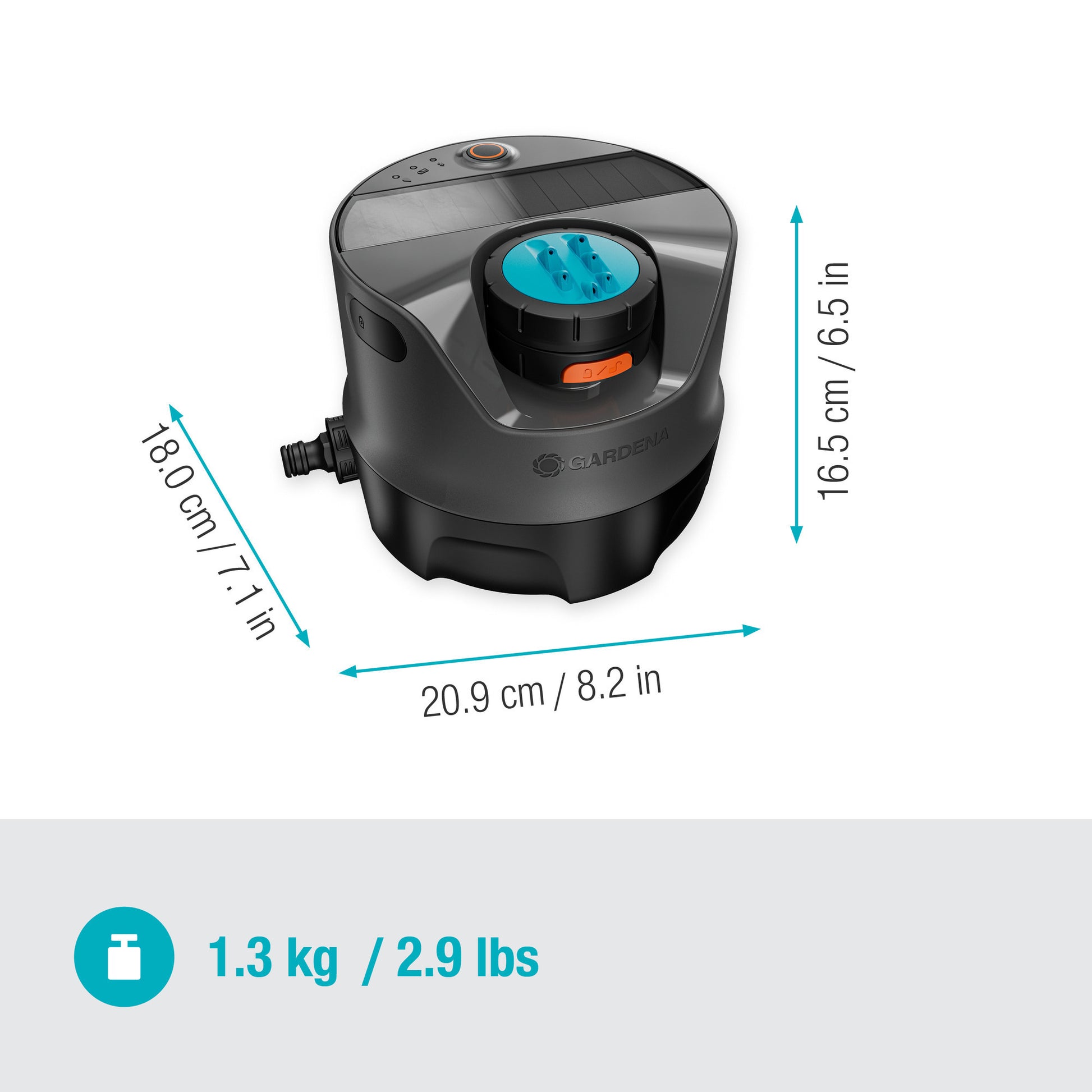 Arroseur Gardena aquaprecise hors sol