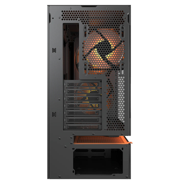 Boîtier tour midi maillé Cougar cfv235 (noir | 2x USB-A | 1x USB-C | RGB | verre trempé)