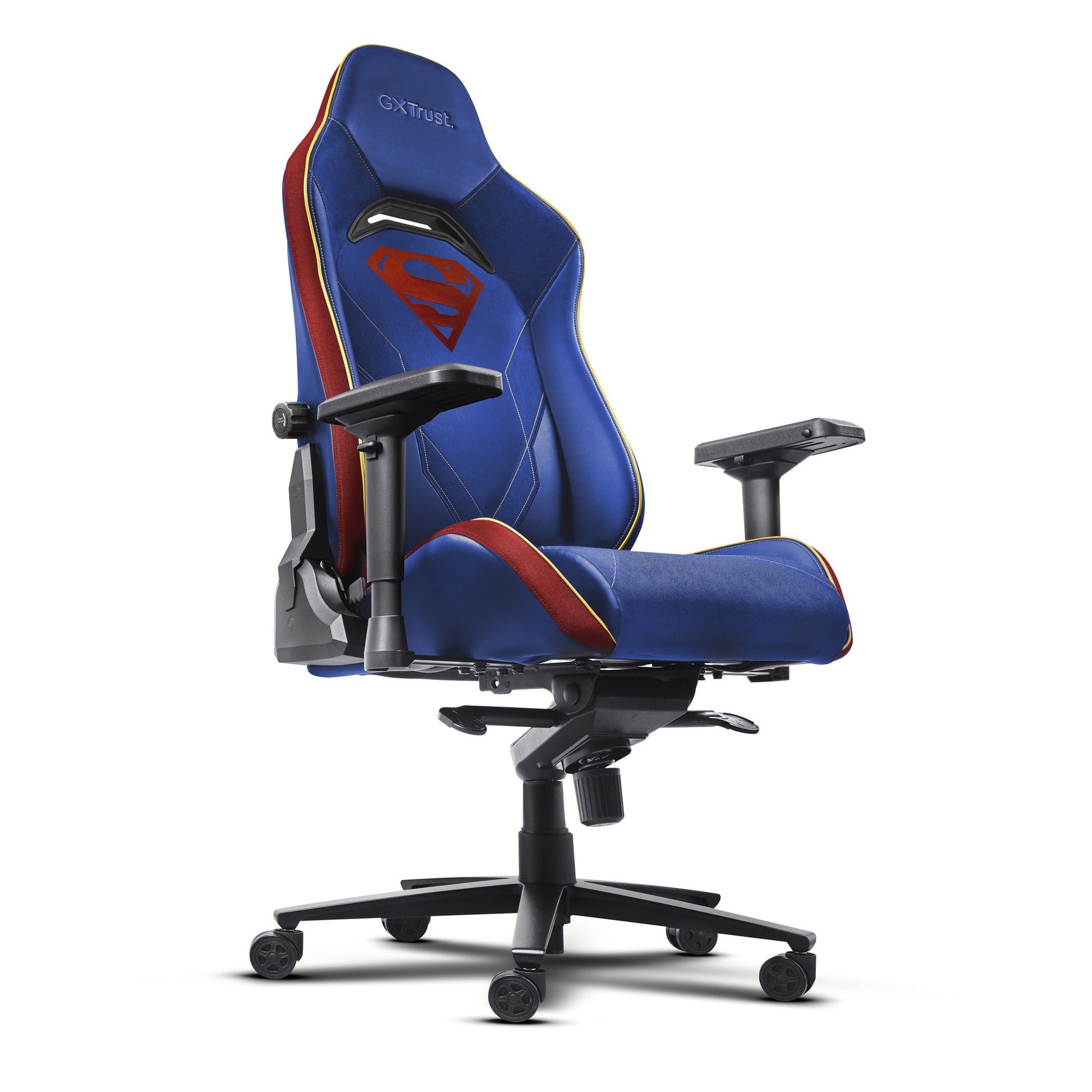 Trust GXT 721SM Ruya Pro Premium Chaise de jeu confortable (Bleu Rouge)
