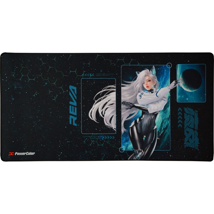 Carte graphique Powercolor Radeon RX 9070 XT Hellhound Reva16GB édition limitée (blanc noir, RDNA4, GDDR6, 3x display port, 1x HDMI)