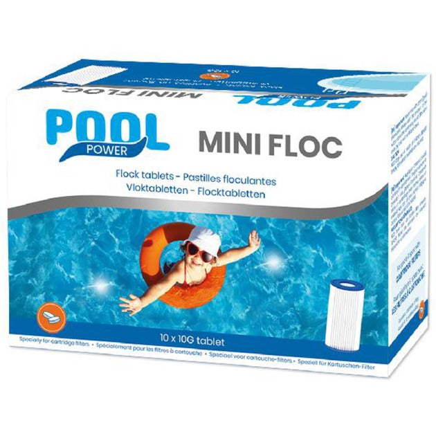 Pool Améliorer le floc mini, 10 x 10 g