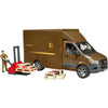 Bruder MB Sprinter Ups avec pilote et accessoires