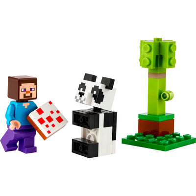 Lego minecraft - jouets de construction Steve et bébé panda (30672)