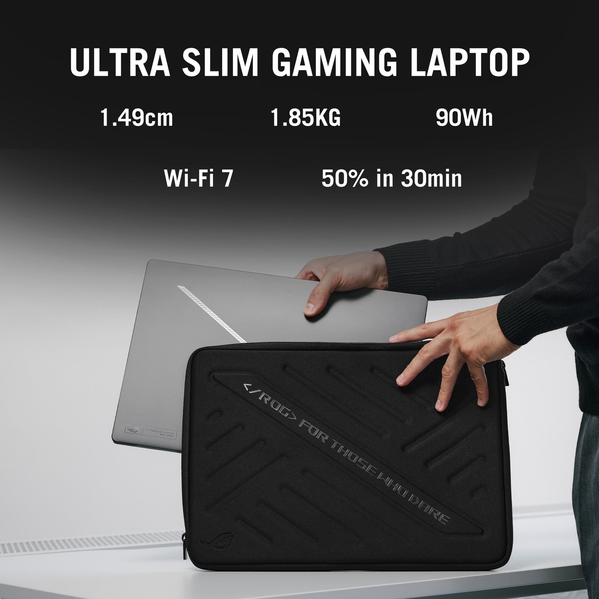 Asus rog zephyrus g16 gu605cp-qr103w 16 ordinateur portable de jeu (gris | core ultra 9 285h | rtx 5070 | 32 go | SSD 2 to)