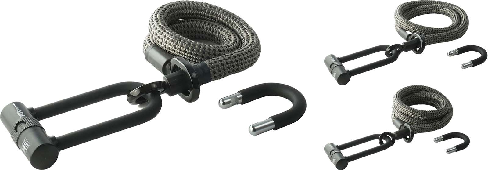 Oeillet Texlock u x - u-lock incl. câble textile avec âme en acier