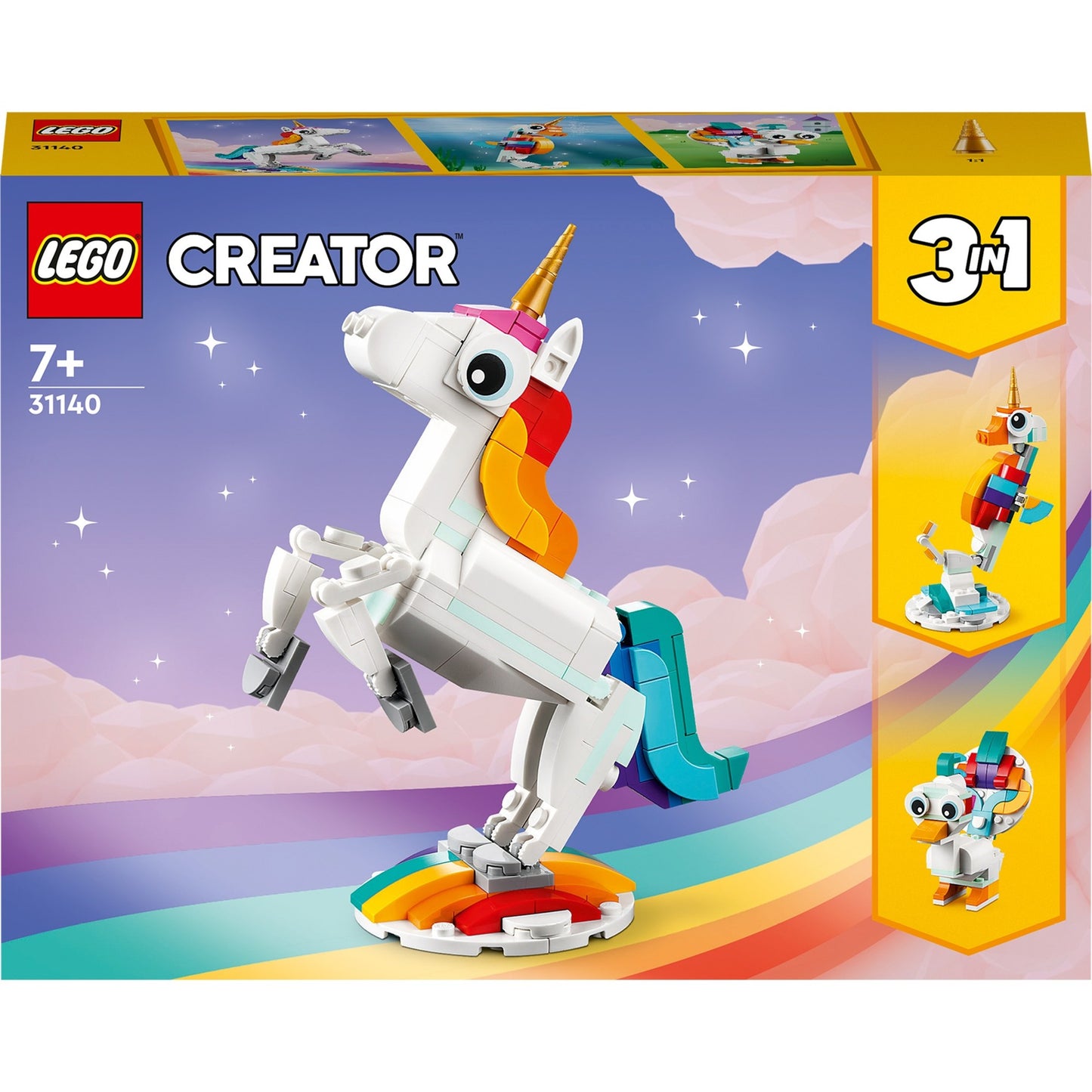 Créateur LEGO 31140 3in1 Unicorne magique