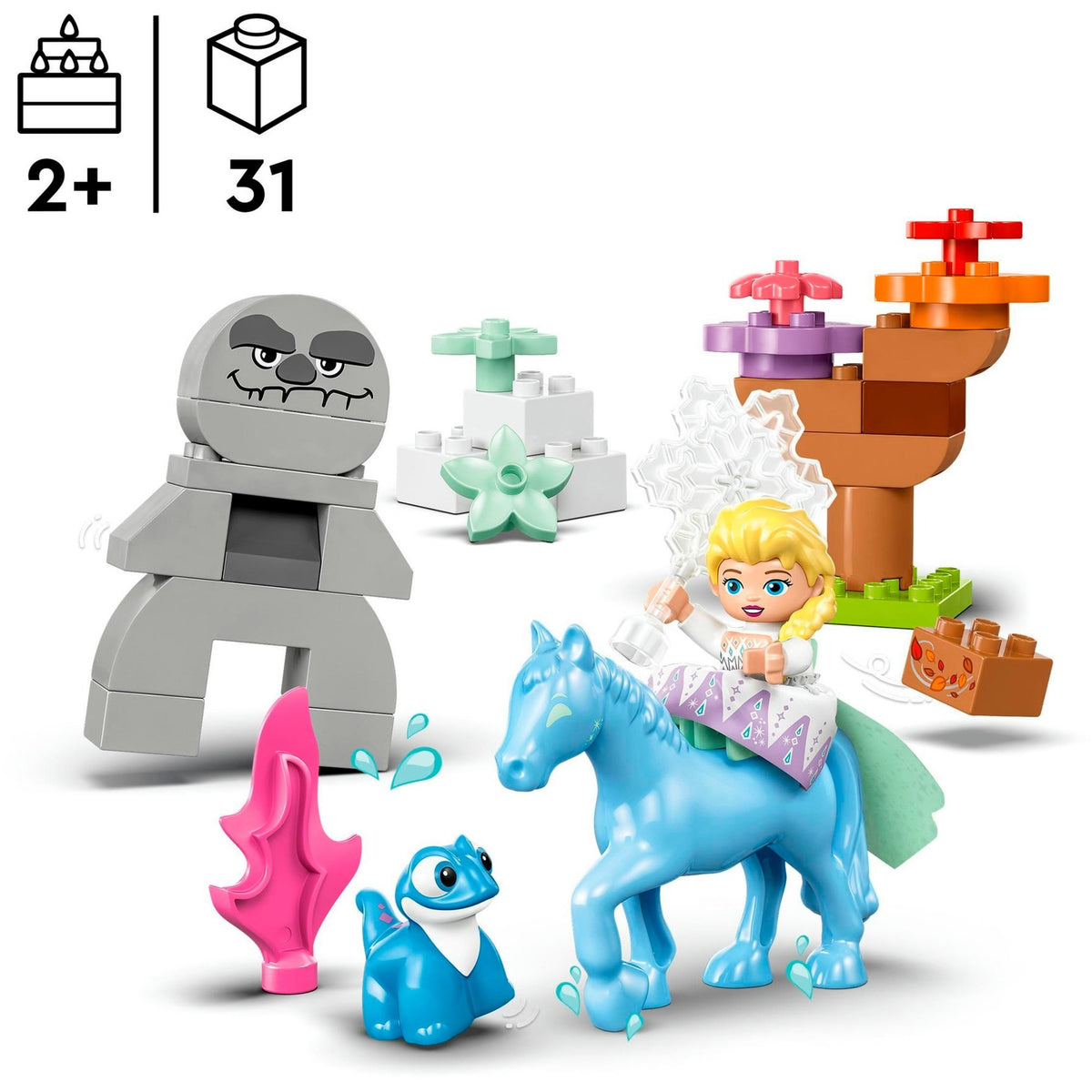 LEGO DUPLO LEGO DUPLO 10418 ELSA ET BUNI dans la forêt enchantée