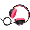 Powera Lucidsound LS10 Casque de jeu filaire – Casque de jeu supra-auriculaire de marque minuit (noir rose, Playstation 5, Playstation 4, Xbox Series X|s, Xbox One, PC, mobile)