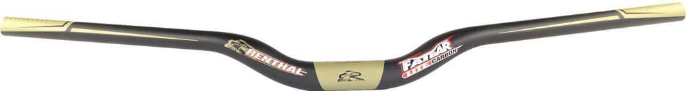 Guidon Renthal v2 fatbar lite carbone riser 760 mm