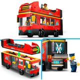 LEGO LEGO CITY 60407 TOURIST ROUGE DOUBLE RED - afbeelding 4