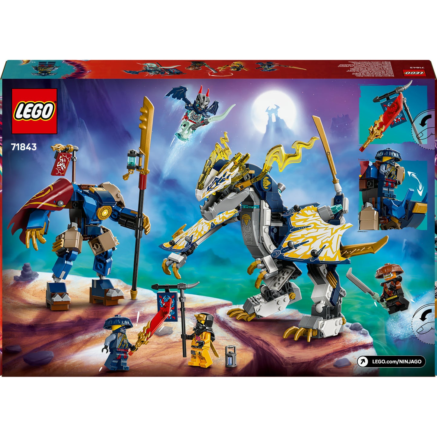Lego 71843 Ninjago Rogue's Mecha Draken Draken