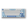 Clavier de jeu mécanique à structure de joint tri-mode Mchose G75 Pro (bleu, disposition américaine, KTT Cabbage Tofu V2, 75 %, RVB, échange à chaud, PBT Double-Shot, Bluetooth USB-C 2,4 GHz)