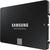 Samsung MZ-77E2T0B 870 EVO SSD, 2 TB, 2,5, SATA3, 6 Gbps, 3d V-NAND, 560 550 MB S, 512 MB GDR4