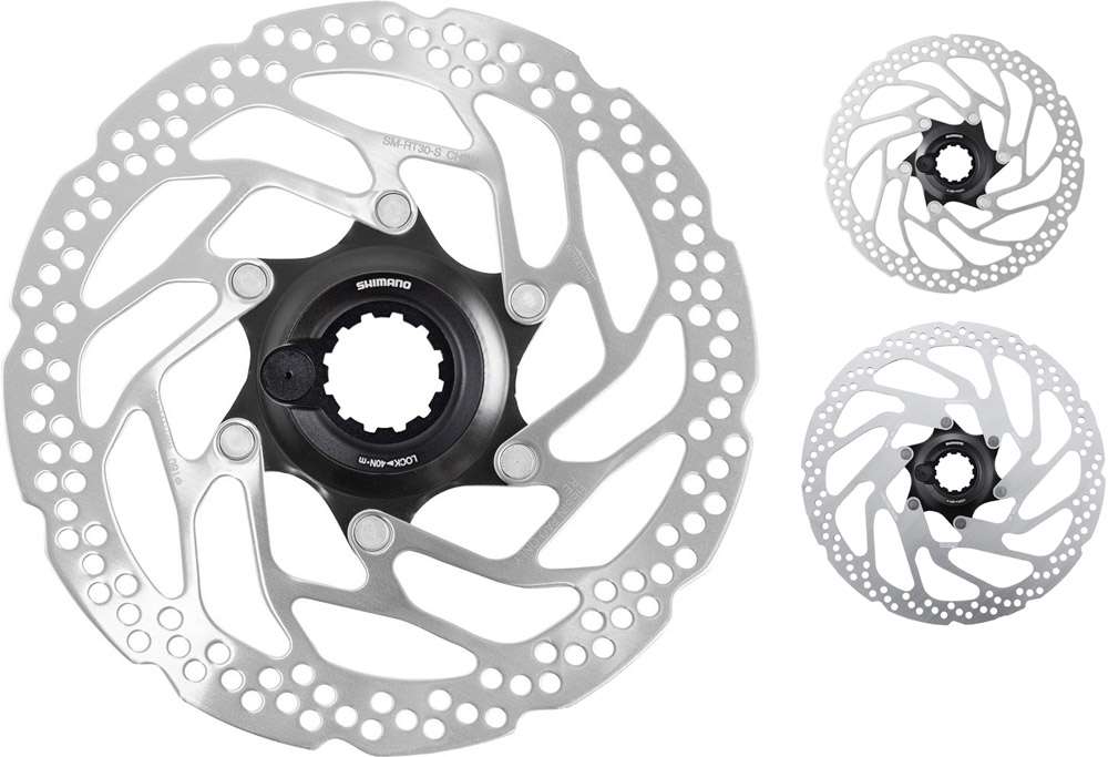 Rotor à disque à verrouillage central Shimano SM-RT30 incl. aimant