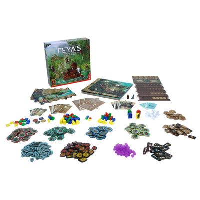 999games 999 games - Feya's Swamp - jeu d'expert stratégique - forte combinaison de placement d'ouvriers et de placement de tuiles - par les créateurs de Terra Mystica !