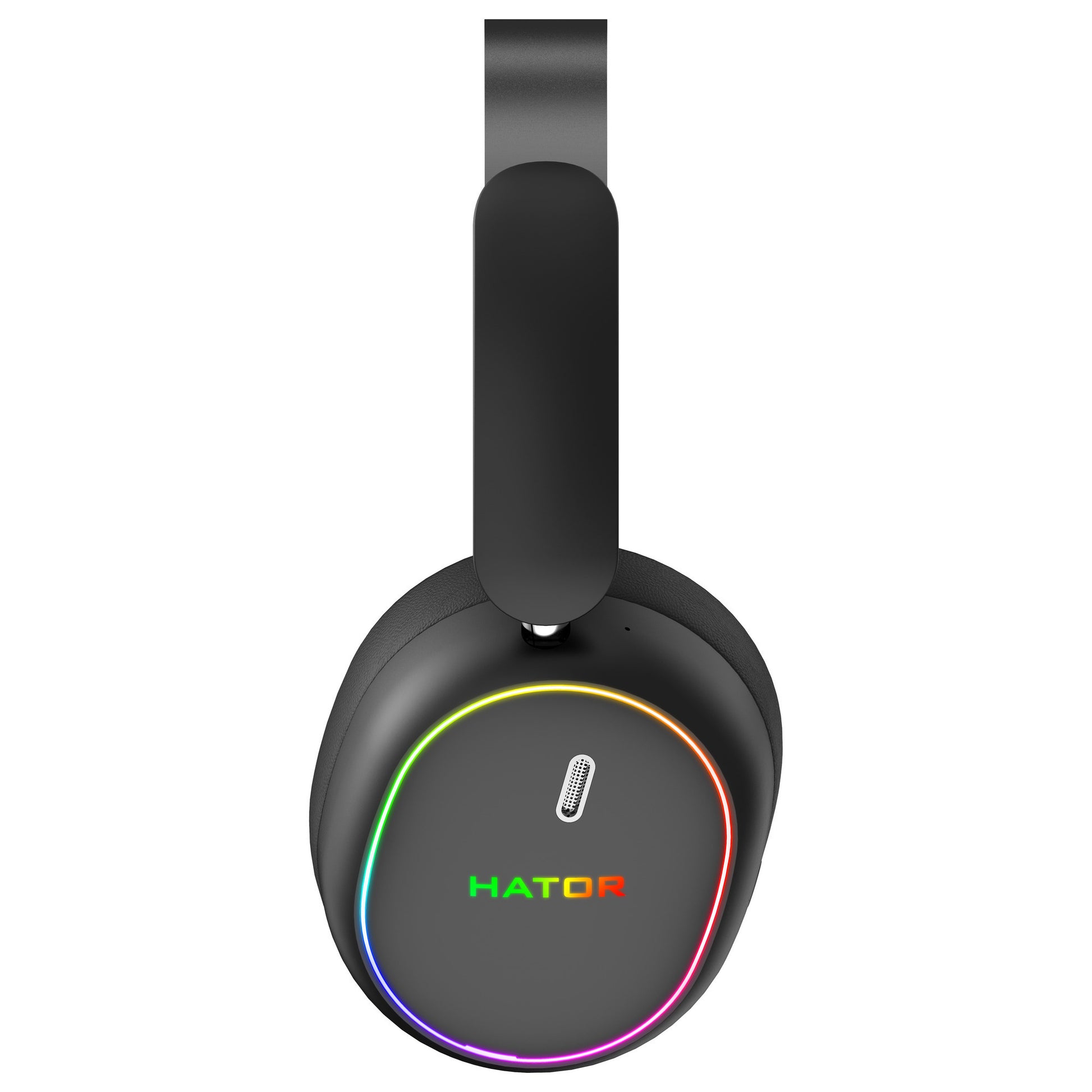 Casque de jeu supra-auriculaire sans fil Hator Phoenix 2 (noir, RVB, 2,4 GHz Bluetooth 5.4 USB-C)