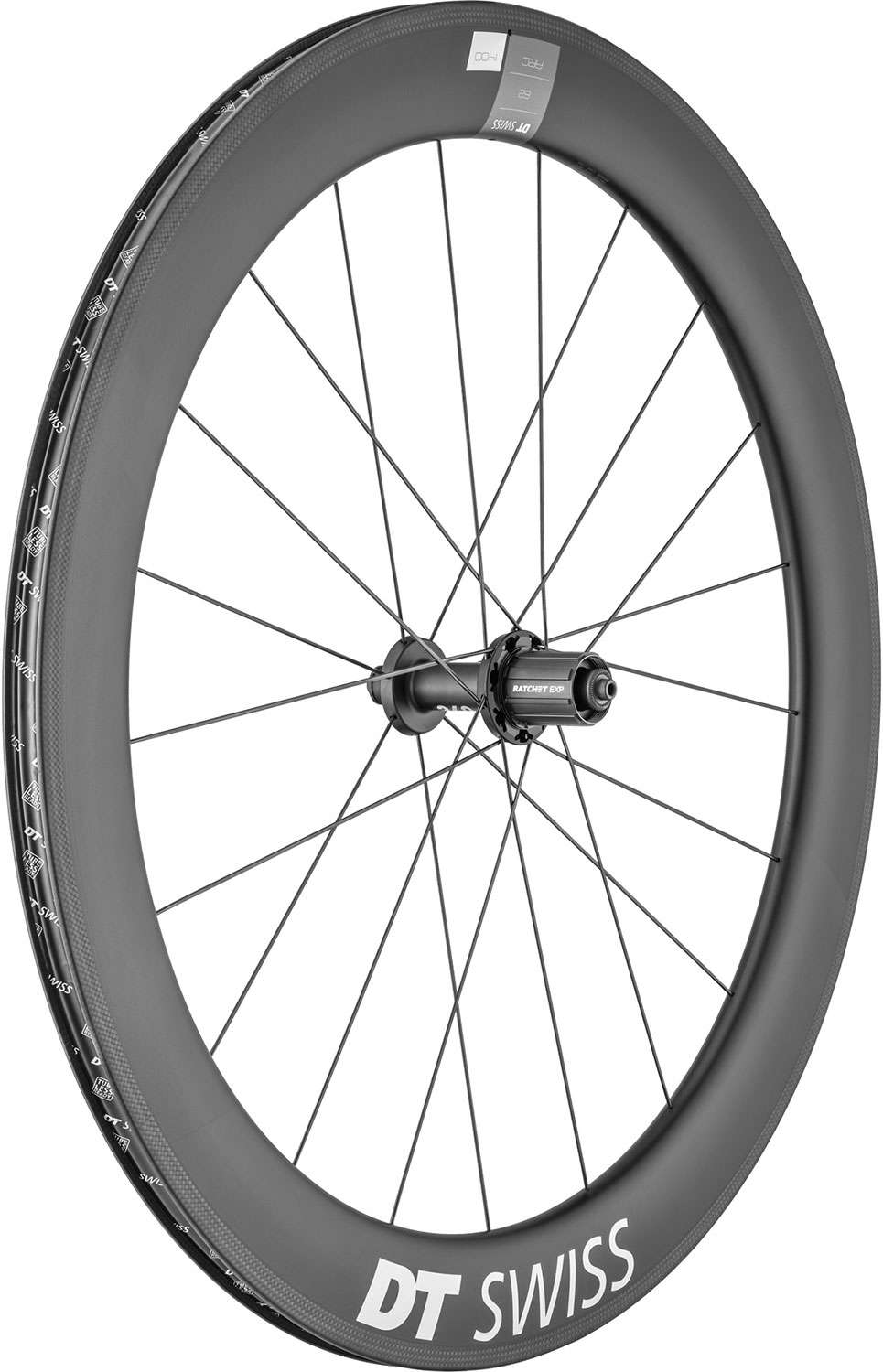 Roue Arrière DT Swiss Arc 1400 Dicut® 62 28 Shimano HG Carbone