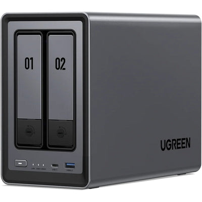 Ugreen nasync dxp2800 (gris, 2.5GBe, HDMI, USB-C)