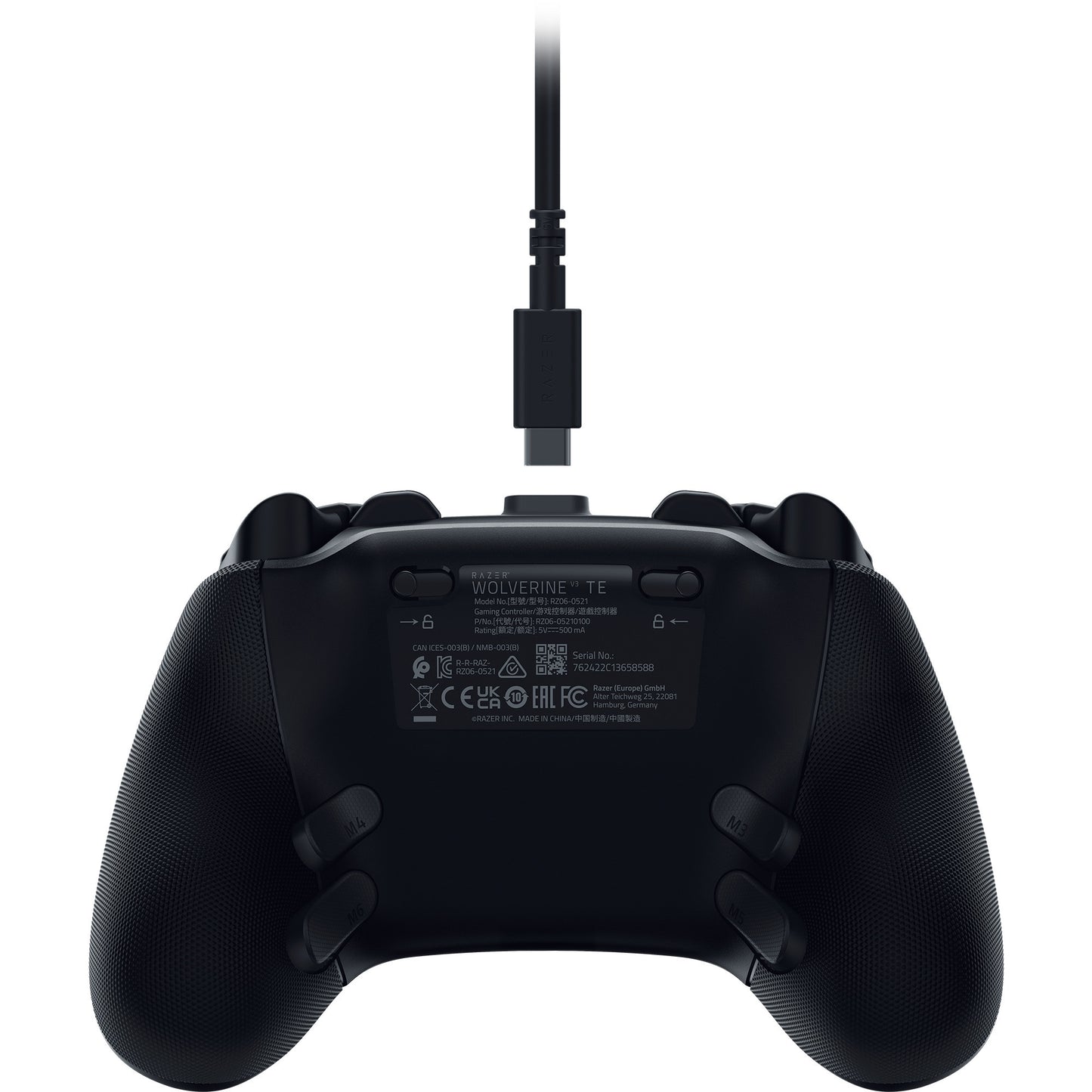 Razer wolverine v3 tournoi édition 8k manette de jeu (noir, PC)