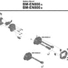 Support de batterie intégré pour tube diagonal Shimano steps bm-en800 avec support d'unité clé
