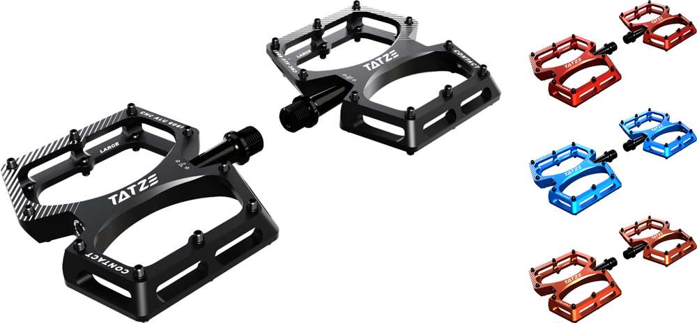 Tatze contact CNC pédales de plate-forme vtt grandes