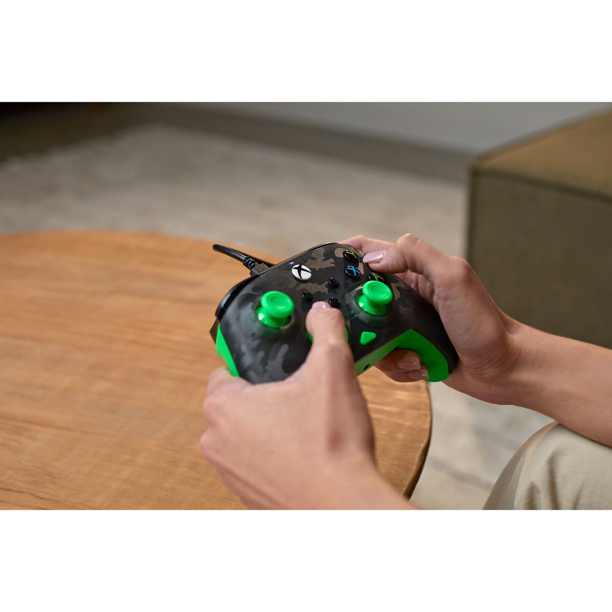 Manette filaire Turtle Beach Rematch Core (noir vert, Xbox Series X|S, Xbox One, PC)