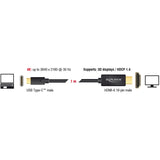 Dellock USB-C (mâle)> HDMI (mâle) (mode DP ALT) - afbeelding 2