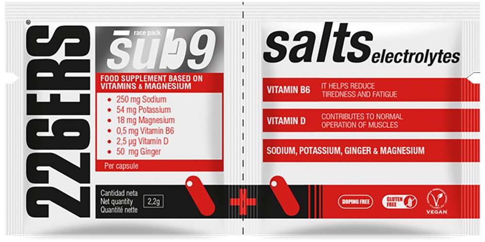 226ers sub9 sels électrolytes 2 capsules
